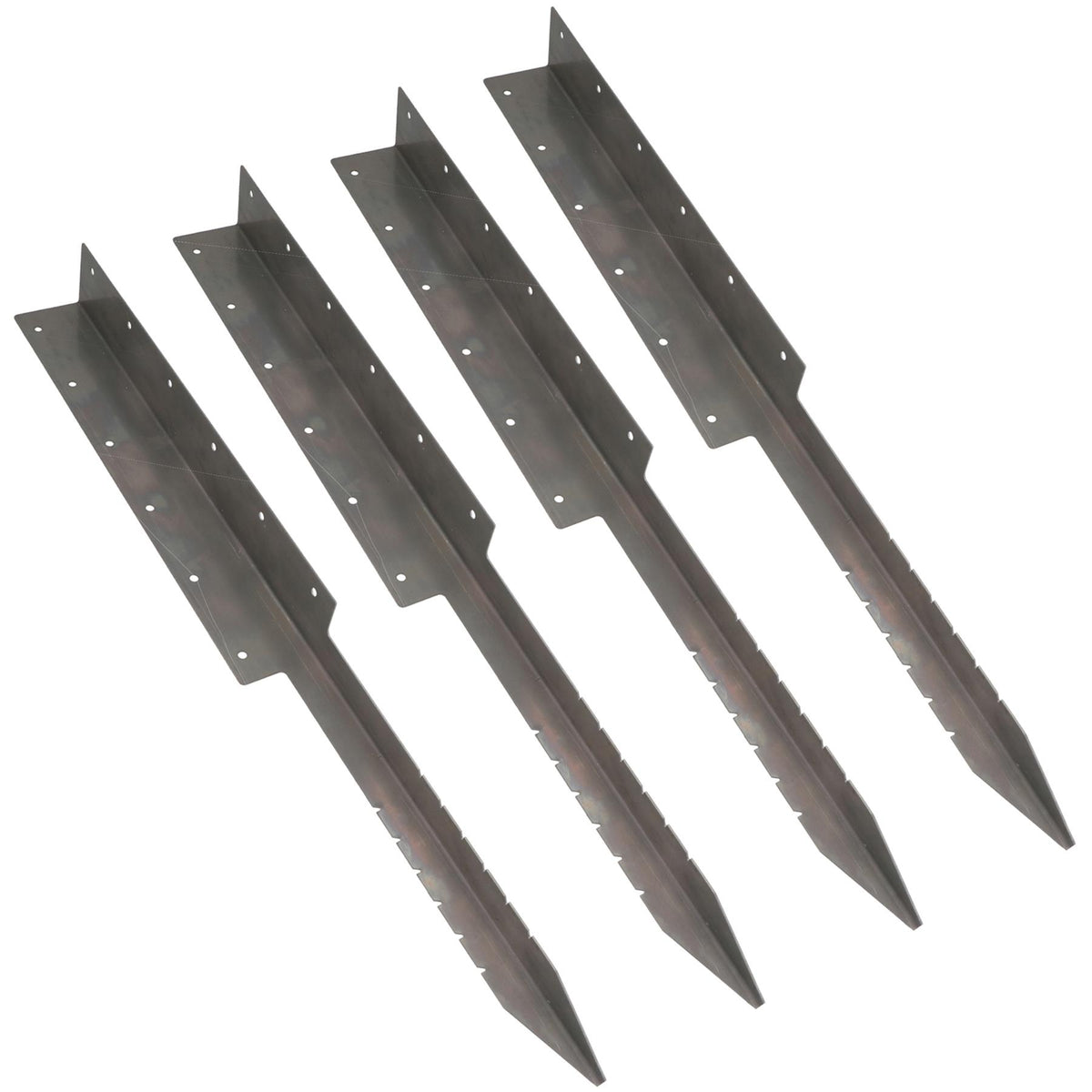 Garden Triple Sleeper Corner Support Stake Spike Stainless Steel 930mm
