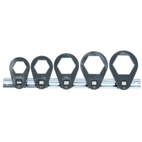 Oil Filter Offset Cap Wrench Set Remove Removal Metric 24 - 38mm 6pc Crowfeet