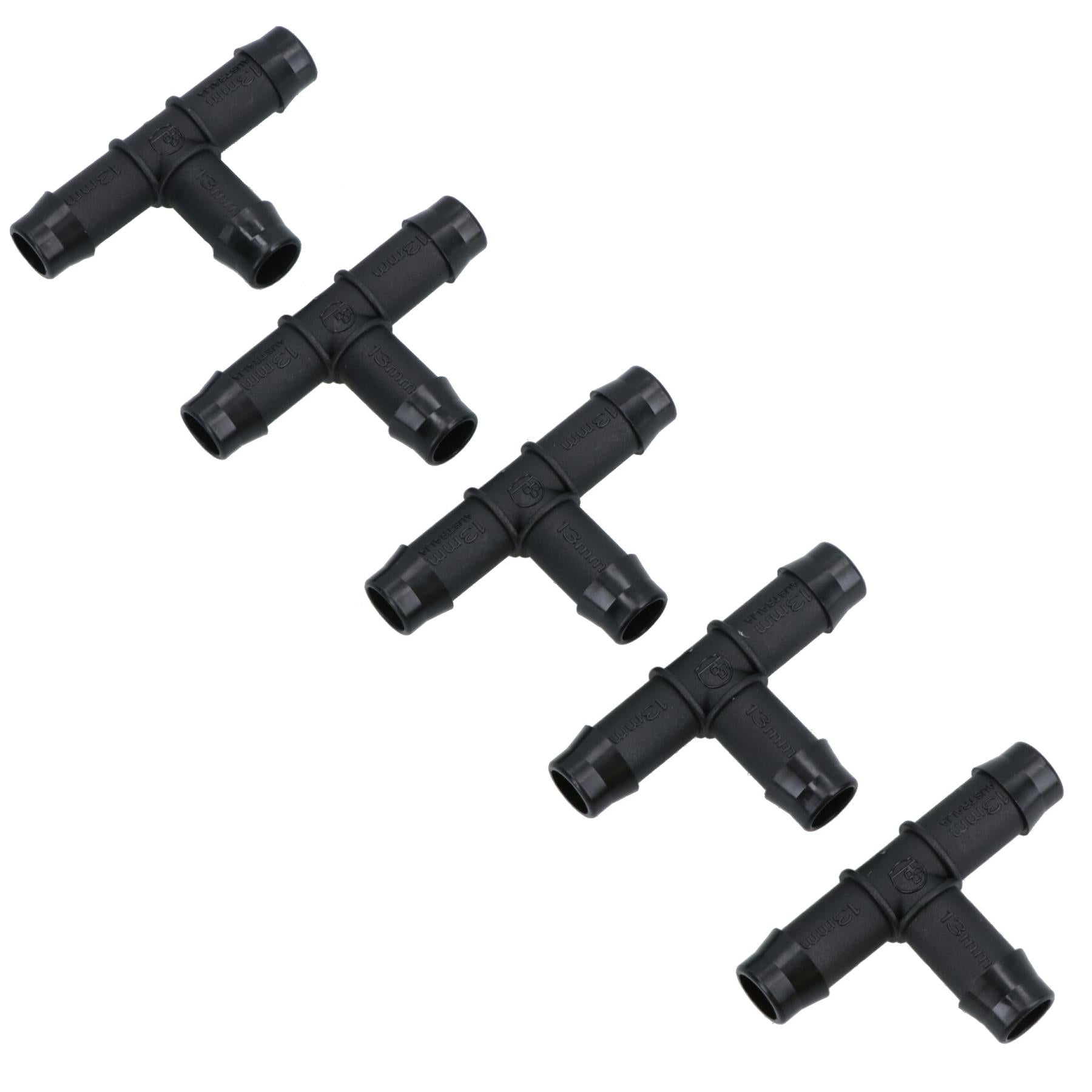 Hozelock T Piece Connectors Pipe Joiners 13mm Pipe Garden Micro Irrigation