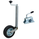 42mm Jockey Wheel Trailers Caravans 200mm Steel Centred Wheel + Split Clamp