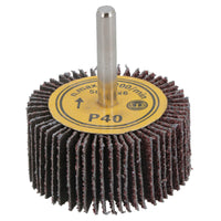 50mm 40 Grit Abrasive Flap Wheel Discs Sanding Rust Removal 6mm Shank