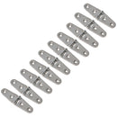 Polished Door Strap Hinge Stainless Steel 27mm x 103mm 316 Marine Cabin