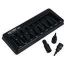 Douilles Torx / Star à impact, entraînement 3/8 po, courtes et courtes, T20 – T60, lot de 9 pièces