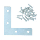 63.5mm (2.5in.) Corner Mending Plate Angle Bracket L Shape Reinforcing Repairing