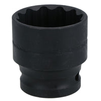 32mm 1/2in. Drive Shallow Metric Impact Impacted Socket 12 Sided Bi-hex