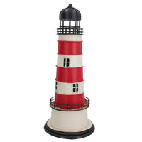 Quality Historical Metal Vintage Light House Metal Model Replica Ornament Gift