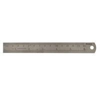 6 Inch 150mm Stainless Steel Ruler Rule Measuring Measure Imperial Metric