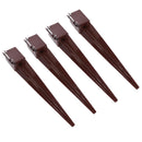 Fence Post Holder Support Drive In Spike 100mm x 100mm x 750mm Garden