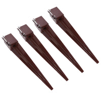 Fence Post Holder Support Drive In Spike 100mm x 100mm x 750mm Garden