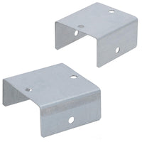 Fence Panel Clip 44mm or 50mm Galvanised Steel Bracket Holder Trellis Post Support