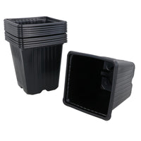 9cm Square Plant Flowers Seeds Seedling Plastic Pots Trays Containers
