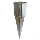Fence Post Holder Support Drive In Spike Galvanised 100 x 100 x 750mm