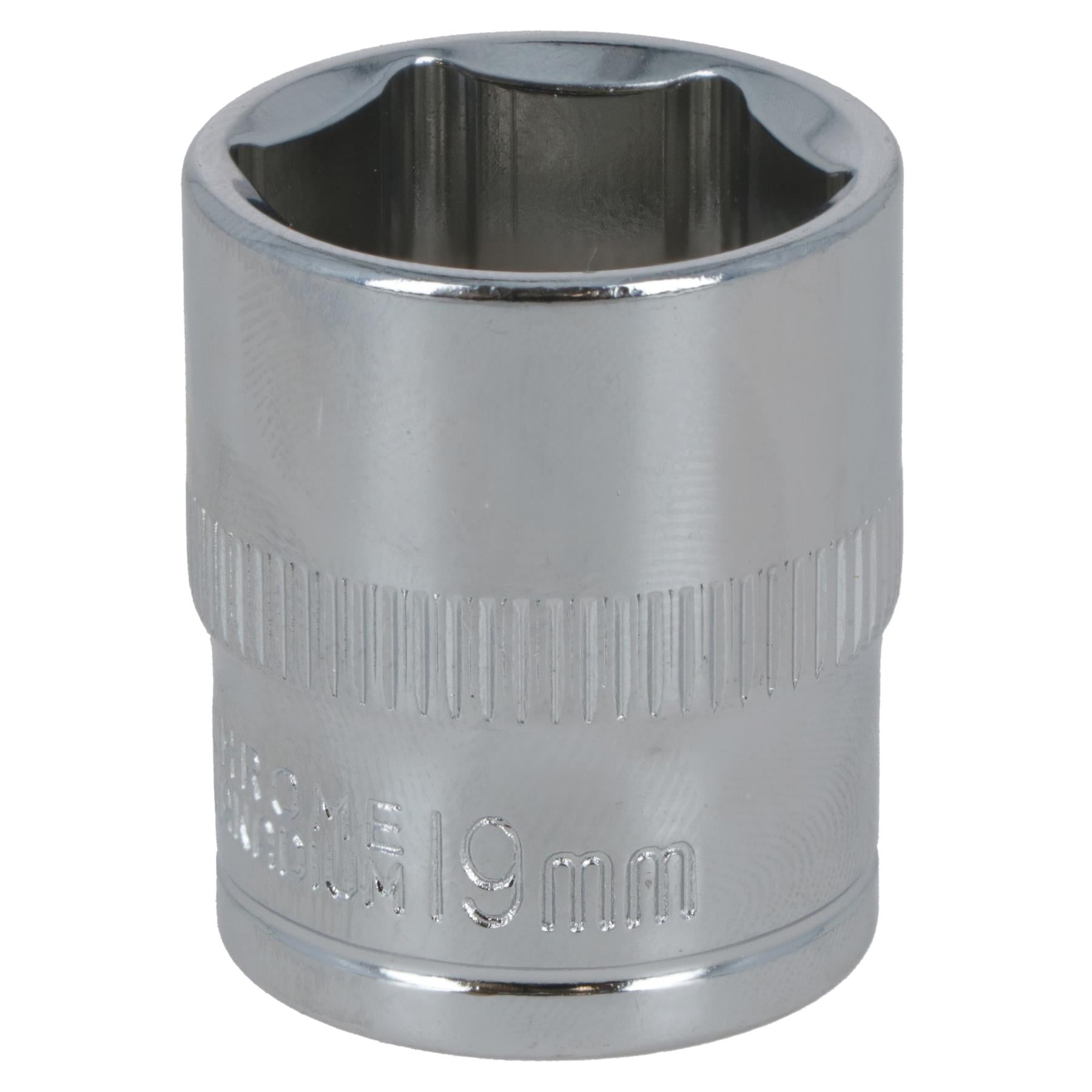 19mm 3/8" Drive Shallow Metric Socket Single Hex / 6 sided Bergen