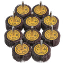 50mm 80 Grit Abrasive Flap Wheel Discs Sanding Rust Removal 6mm Shank