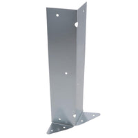 Arris Rail Bracket Fence Post Support Galvanised 100mm, 225mm or 300mm