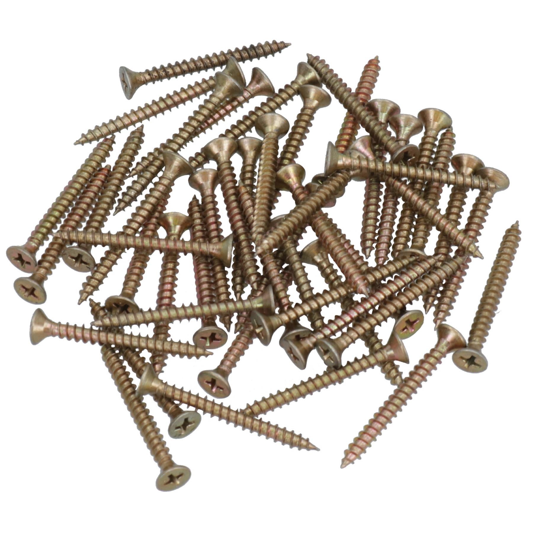 Countersunk Multi Purpose Chipboard Wood Timber Screws 40mm Long Pozi