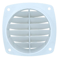 2,5" Kanal-Lamellen-Entlüftungsgitter, hochwertiger Ventilatorgrill für Boote, Wohnwagen und Wohnmobile