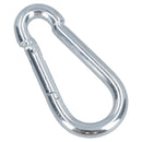 Carabiner Hook Clip Snap Hook Spring Loaded 8mm x 80mm 150kg Capacity