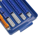 110pc Socket Set Rail / Rack Tray Clips Tool Box Storage 1/4 / 3/8" and 1/2"