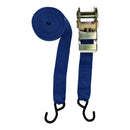 2 Trailer Car Recovery Trailer Ratchet Lashing Tie Down Strap 750kgs 30ft x 50mm
