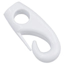 Crochet de 8 mm pour corde élastique élastique en nylon noir antirouille