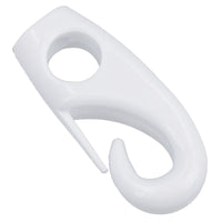 Crochet de 8 mm pour corde élastique élastique en nylon noir antirouille