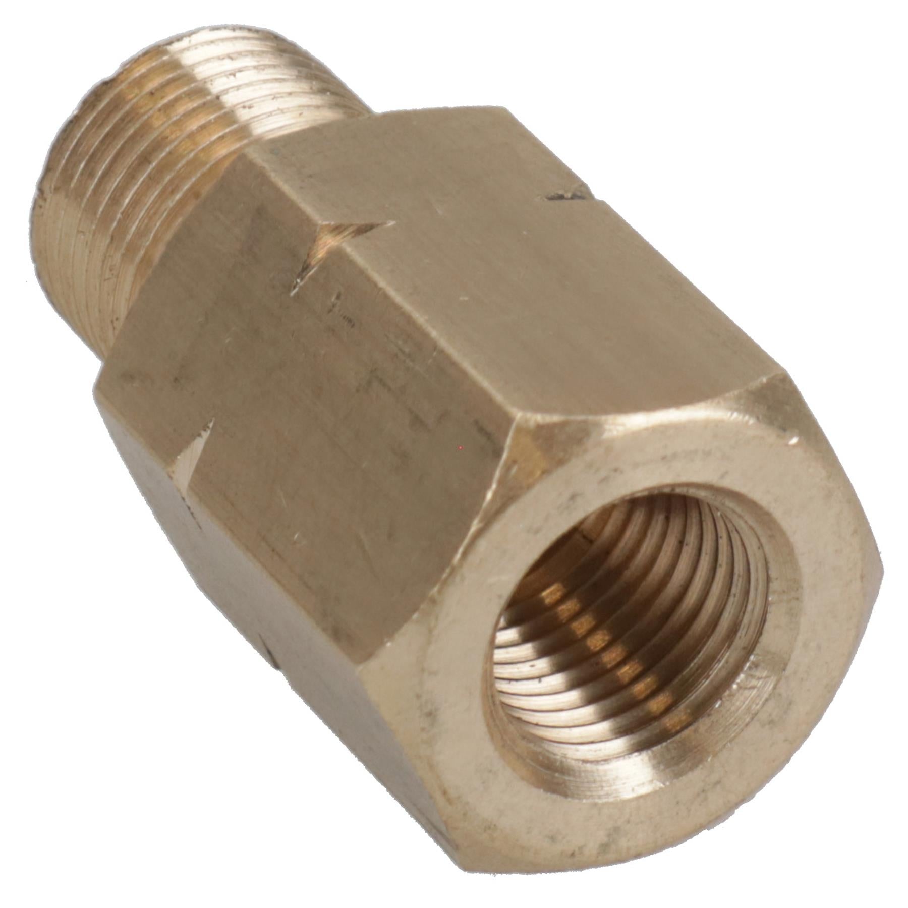 Messing-Bremsleitungs-Anschlussadapter, metrisch, M12 Außengewinde – M10 Innengewinde