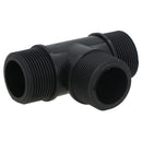 Polypropylene PP 1-1/4in BSP Male Threaded 90° Tee Piece Equal Tees