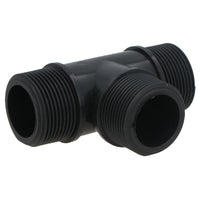 Polypropylene PP 1-1/4in BSP Male Threaded 90° Tee Piece Equal Tees