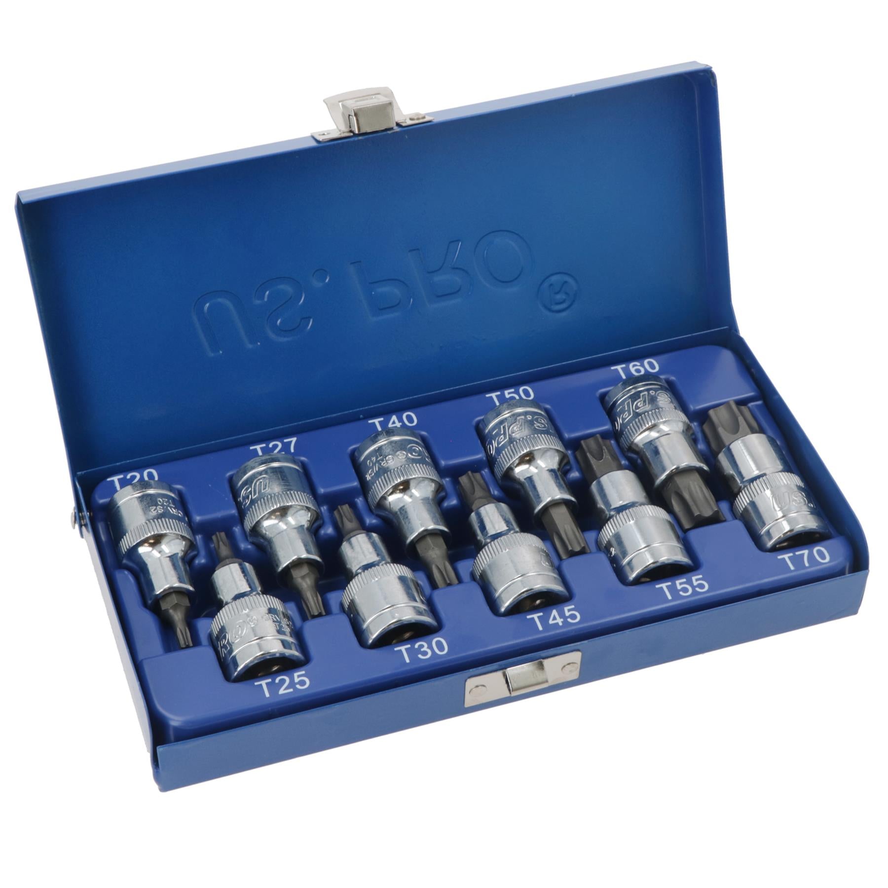 Coffret de 10 douilles étoile/Torx par BERGEN AT668