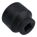 3/4" Drive 45mm Shallow Metric MM Impact Impacted Socket 6 Sided Single Hex