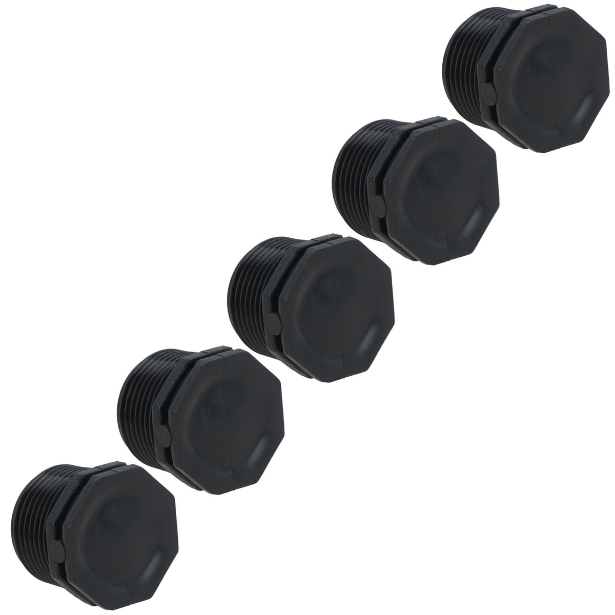 Polypropylene PP 3/4in BSP Thread Male Threaded Blanking Plug End Cap