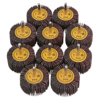 60mm 60 Grit Abrasive Flap Wheel Discs Sanding Rust Removal 6mm Shank