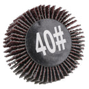 50mm 40 Grit Abrasive Flap Wheel Discs Sanding Rust Removal 6mm Shank