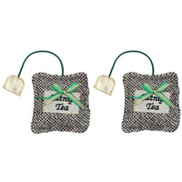 Lot de 2 jouets pour chat et chaton de Noël - Cadeau idéal pour le thé - Jouet festif pour chat