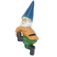 Gnome Plant Pot Hanger Garden Home Yard Ornament Statue Vase Hugger Pair