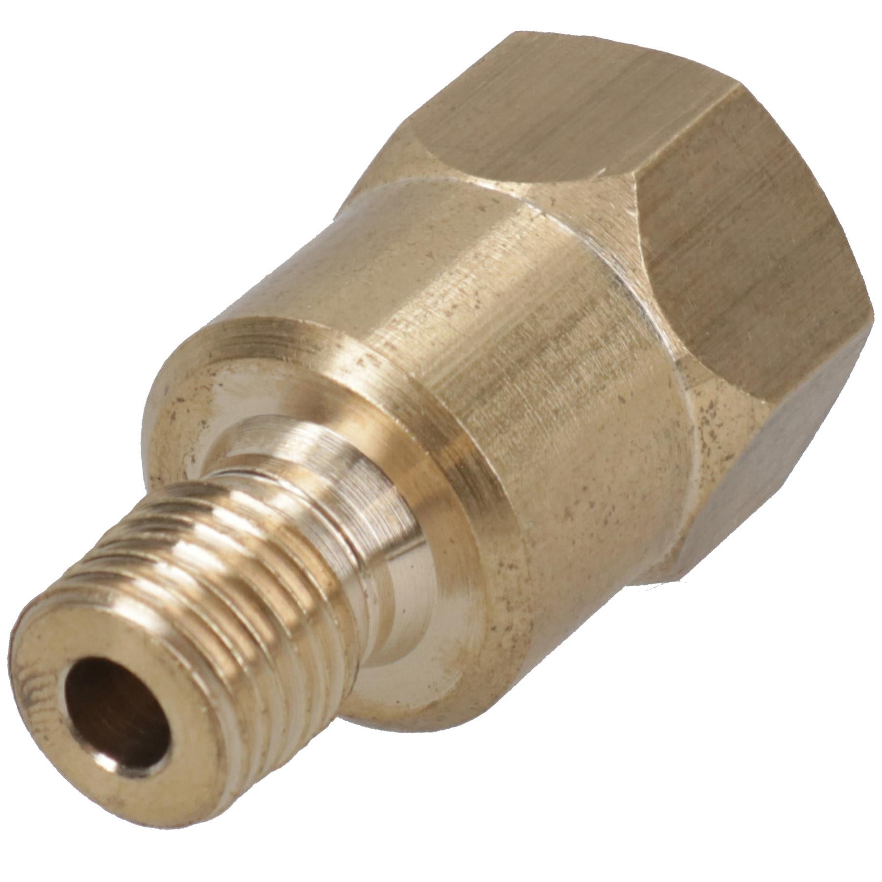 Brass Brake Pipe Union Fitting Adaptor 3/8 UNF Male – 7/16 UNF female