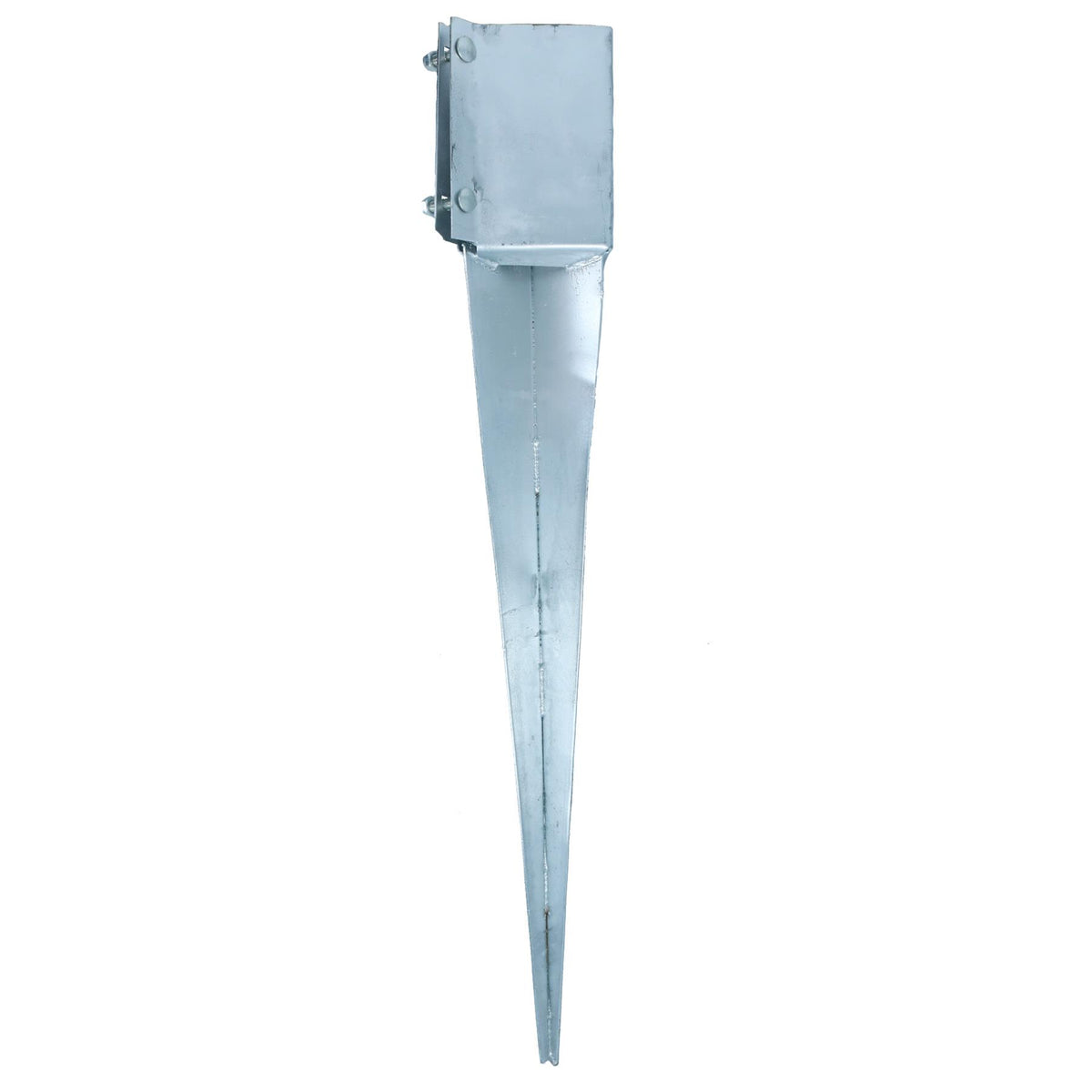 Fence Post Holder Support Drive In Spike Galvanised 100 x 100 x 750mm