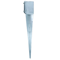 Fence Post Holder Support Drive In Spike Galvanised 100 x 100 x 750mm