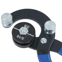 Cintreuse de conduites de frein, outil de cintrage de conduites de gaz en cuivre pour 3/16" 1/4" 5/16" 3/8"