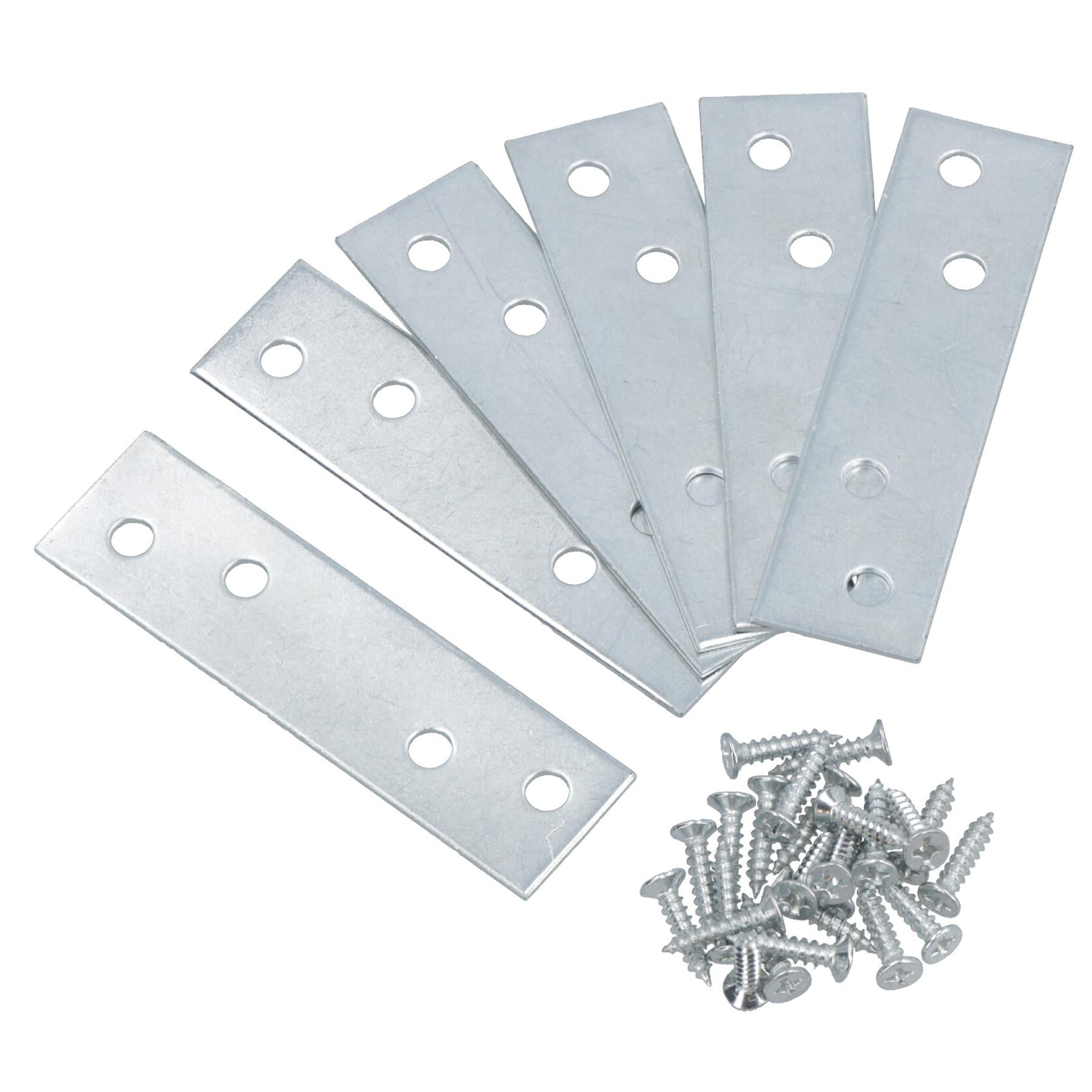 76mm Straight Mending Fixing Plate Angle Bracket L Shape Reinforcing Repairing