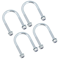 M8 Round Bend U Bolt 42mm x 70mm Width x Length Pipe Clamp Fixing