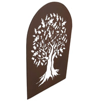 Arbre Art Mural Silhouette En Métal Jardin Maison Clôture Décoration Maison Rustique Chêne