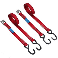 Cam Buckle Strap Stainless Steel 3.7m Tie Luggage Straps S Hooks