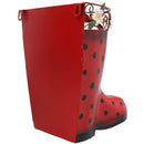 Red Hanging Pair of Wellies Metal Planter Garden Gift Ornament  25x22x29cm