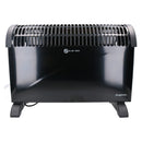 2KW Electric Fan Convector Heater Adjustable Thermostat Free Standing Home Office