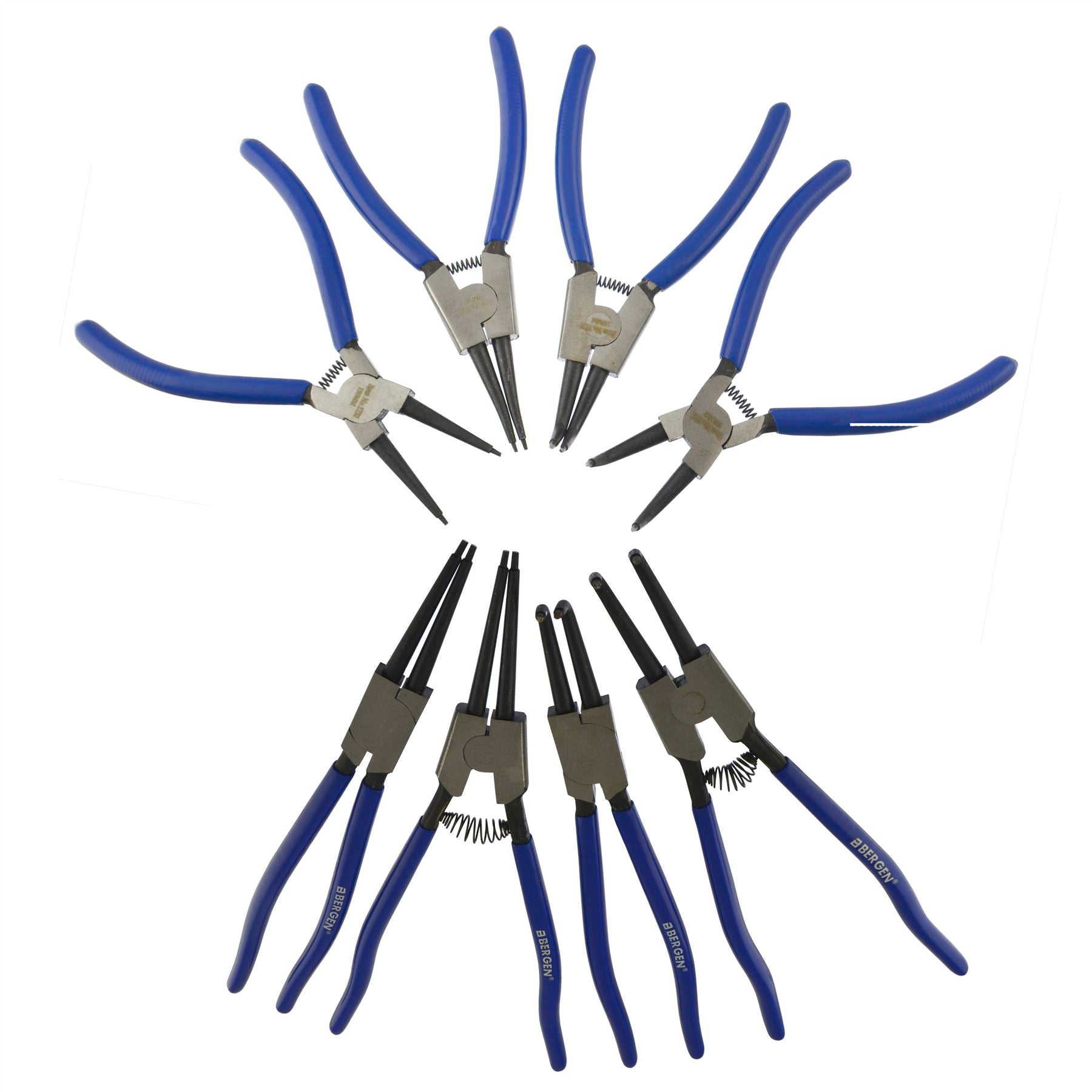 6" And 12" Circlip Plier Pliers Sets Internal and External / Bent and Straight