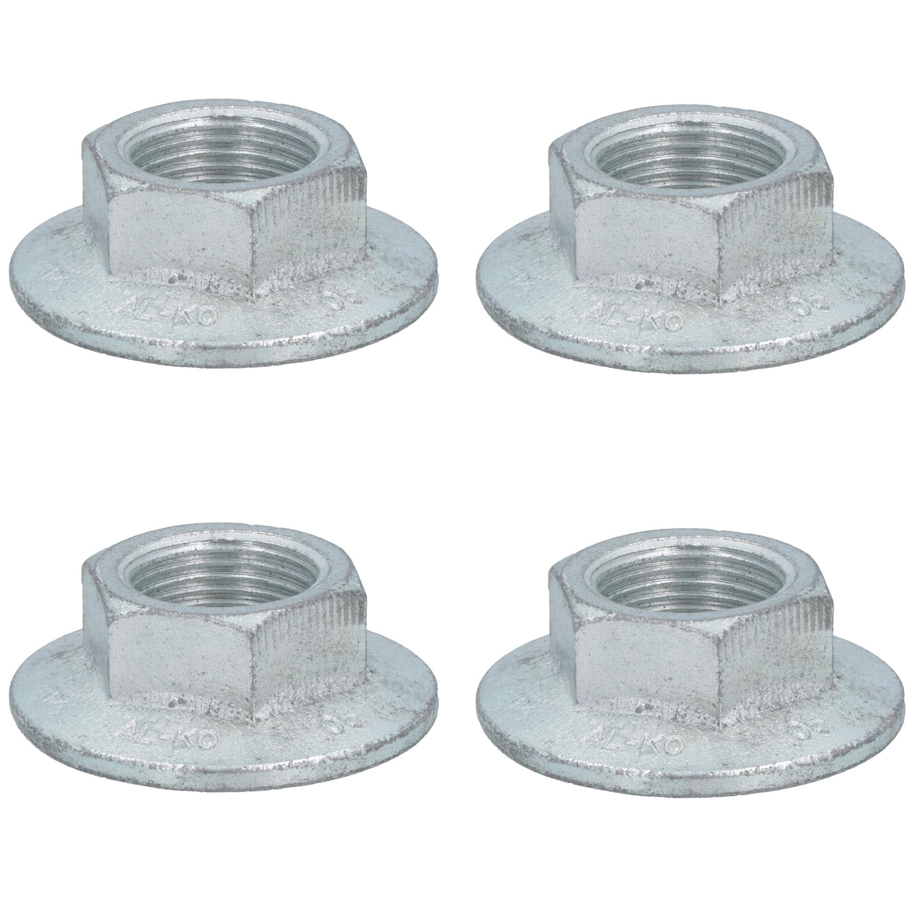 4 Alko Achsen Anhänger Bremstrommel Nabenmutter One Shot 27mm x 2,0mm M27
