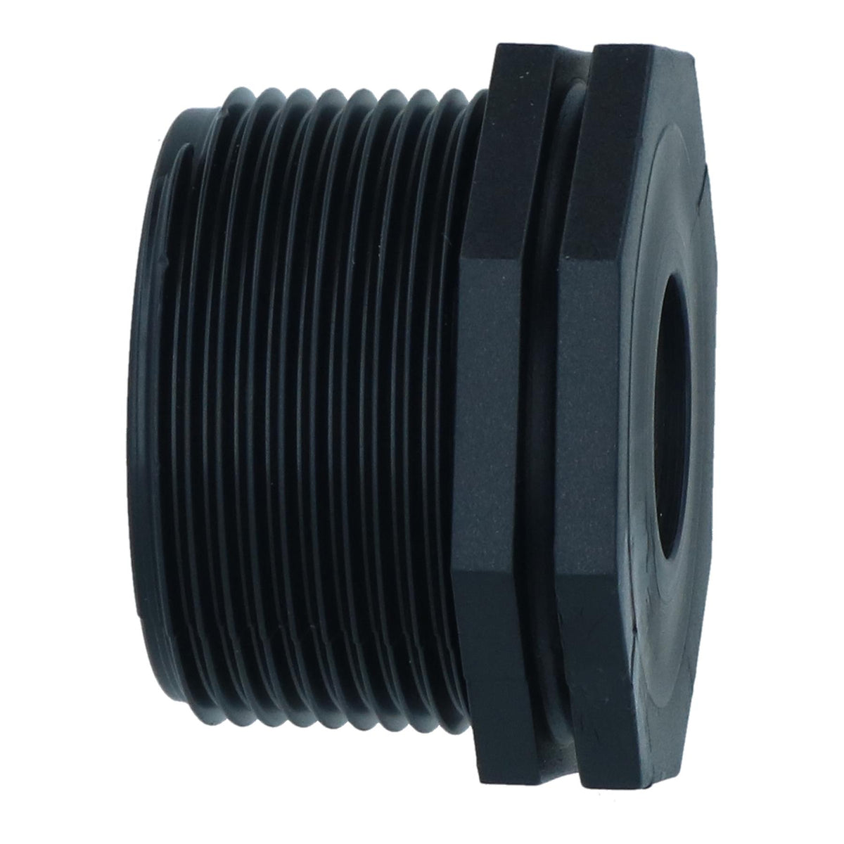 Polypropylene PP 1-1/2in – 1/2in Female – Male Pipe Threaded Reducing Bush
