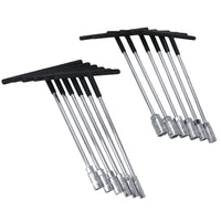 Metric T Bar Handle Sockets Spanner Wrench Nut Spinner 8 – 19mm 12pc Set